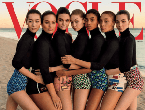"example of a photoshop fail on the cover of Vogue"